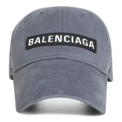 Huer, Kasketter & Hatte^Balenciaga Logo Baseball Cap Grå