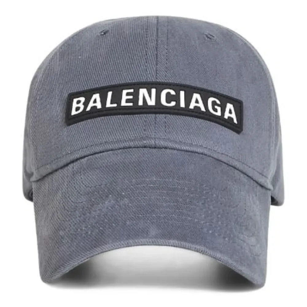 Huer, Kasketter & Hatte^Balenciaga Logo Baseball Cap Grå