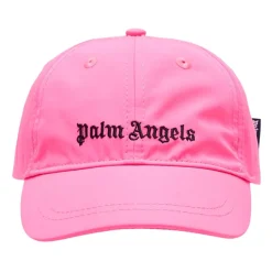Huer & Kasketter<Palm Angels Logo Baseball Cap Pink