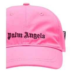 Huer & Kasketter<Palm Angels Logo Baseball Cap Pink
