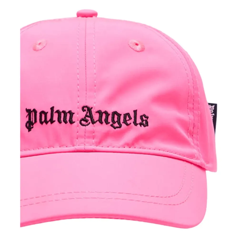 Huer & Kasketter<Palm Angels Logo Baseball Cap Pink
