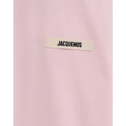 T-Shirts<Jacquemus Logo Bomulds T-Shirt Pink