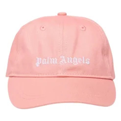 Huer & Kasketter^Palm Angels Logo Broderi Kasket Pink