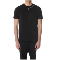 T-Shirts^Moncler Logo Cotton T-Shirt Sort