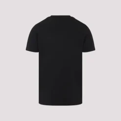 T-Shirts^Moncler Logo Cotton T-Shirt Sort