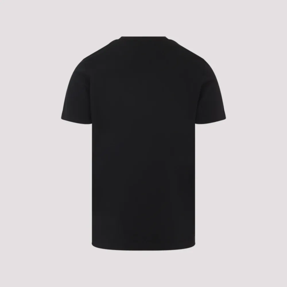 T-Shirts^Moncler Logo Cotton T-Shirt Sort