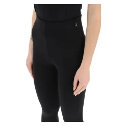 Træningsbukser & Tights<Moncler Logo Detail High-Waisted Leggings Sort