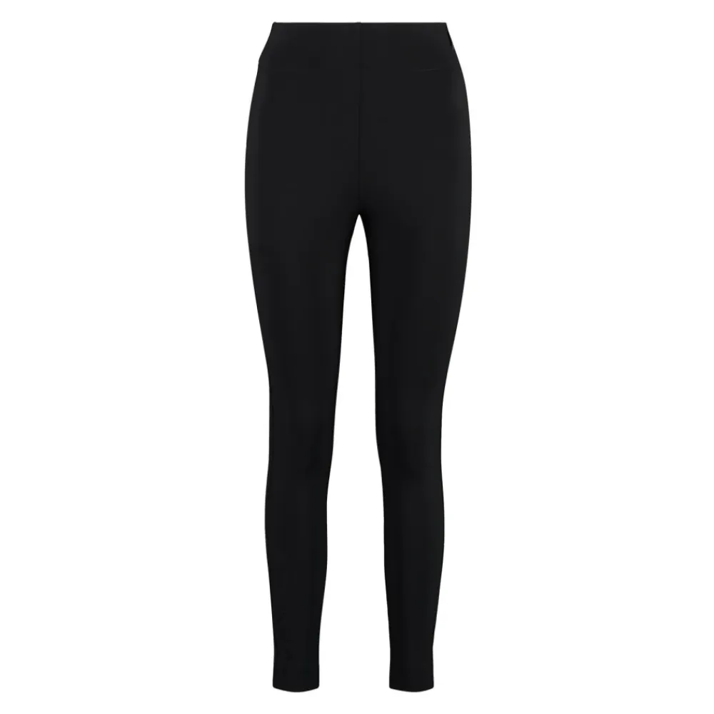 Træningsbukser & Tights<Moncler Logo Detail High-Waisted Leggings Sort