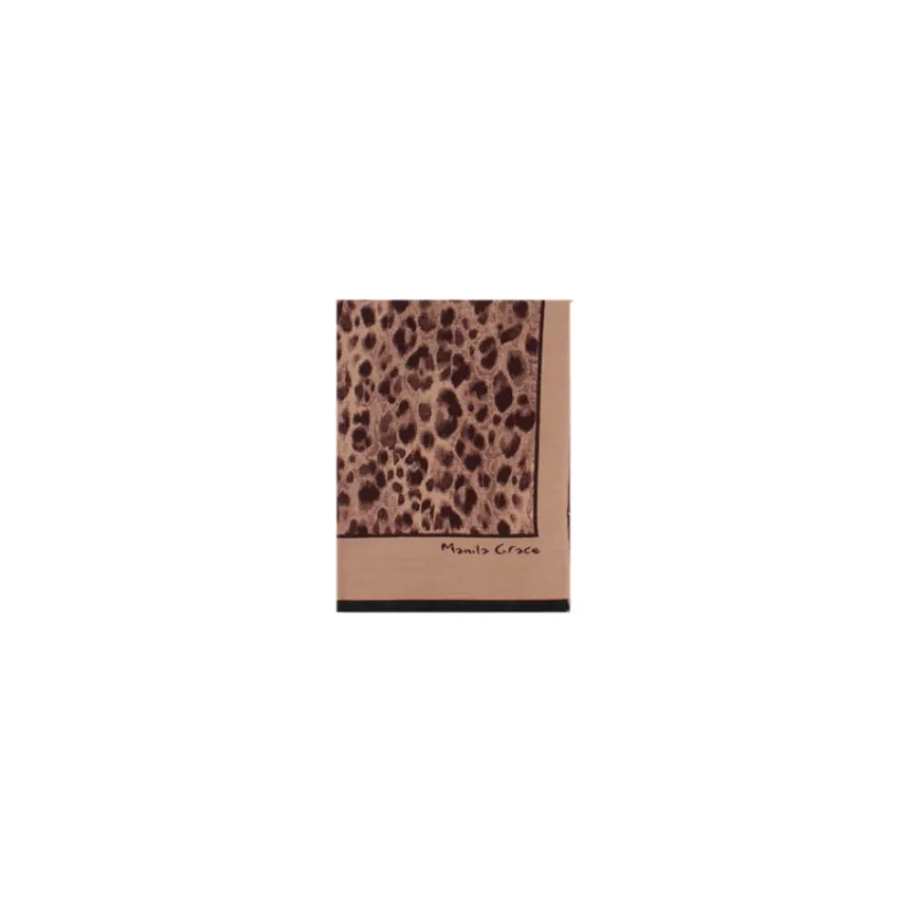 Tørklæder<Manila Grace Logo frontale Scarf Multifarvet