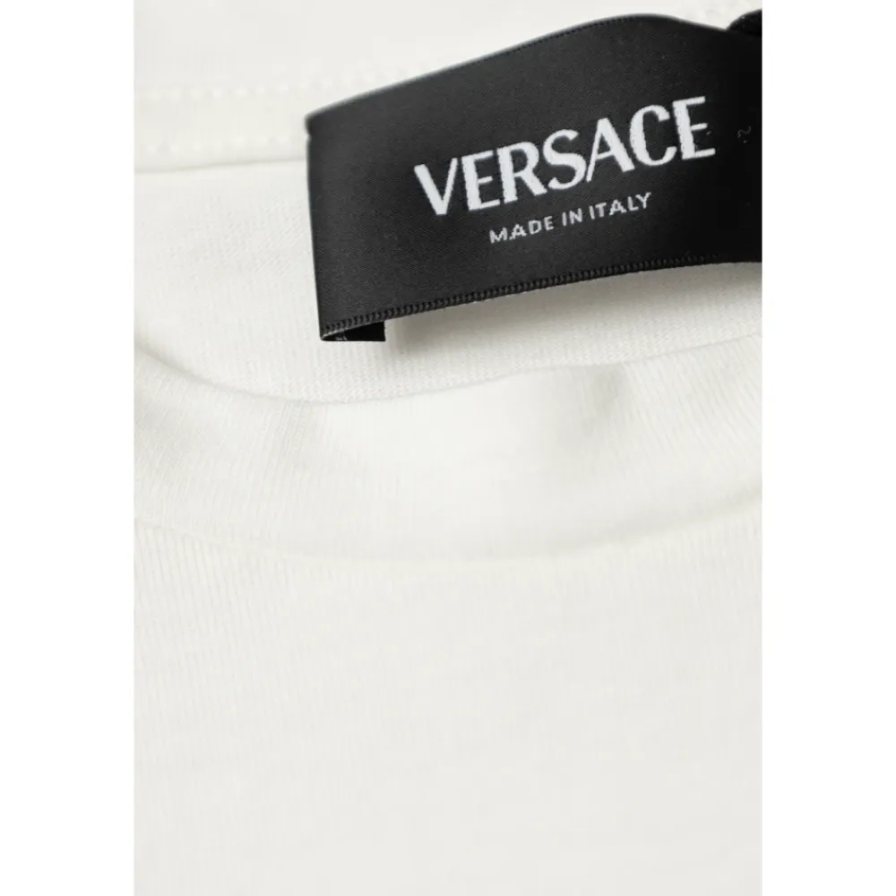 Kjoler & Nederdele<Versace Logo Kjole Hvid