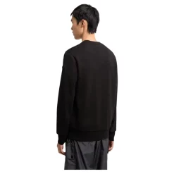 Trøjer|Sweatshirts^Moncler Logo Langærmet T-shirt Sort