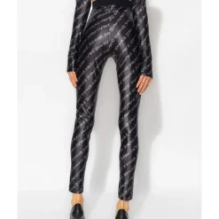 Bukser<Versace Jeans Couture Logo Leggings Sort