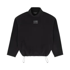 T-Shirts & Toppe|Træningstrøjer^MM6 Maison Margiela Logo Motif Sweatshirt Sort