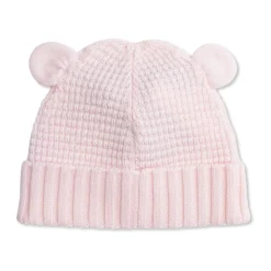 Huer & Kasketter^Moncler Logo Patch Beanie Pink