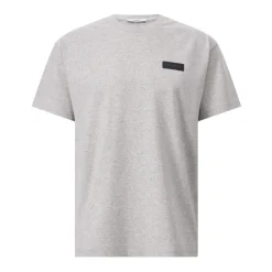 T-Shirts<Givenchy Logo Patch Bomuld T-shirt Grå