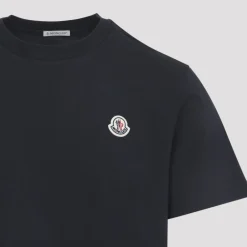 T-Shirts^Moncler Logo Patch Bomulds T-shirt (Pakke med Tre) Multifarvet