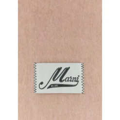 Halstørklæder Og Tørklæder<Marni Logo Patch Frynsehalstørklæde Pink