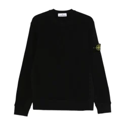Sweatshirts^Stone Island Logo Patch Sweater Sort
