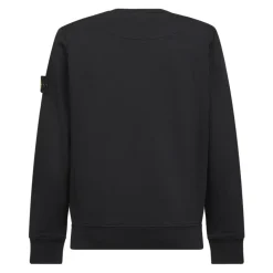 Trøjer|Sweatshirts^Stone Island Logo Patch Sweatshirt Sort