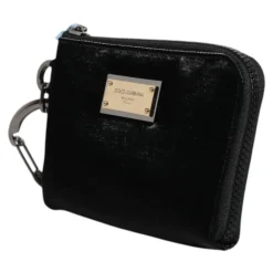 Clutch<Dolce & Gabbana Logo Plaque Keyring Pouch Sort