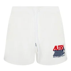 Træningsbukser & Tights<Autry Logo Print Drawstring Shorts Hvid