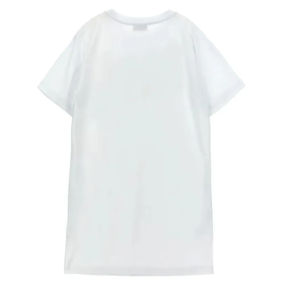 Kjoler & Nederdele^Moschino Logo Print Dress Hvid