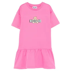 Kjoler & Nederdele^Moschino Logo Print Kjole Pink