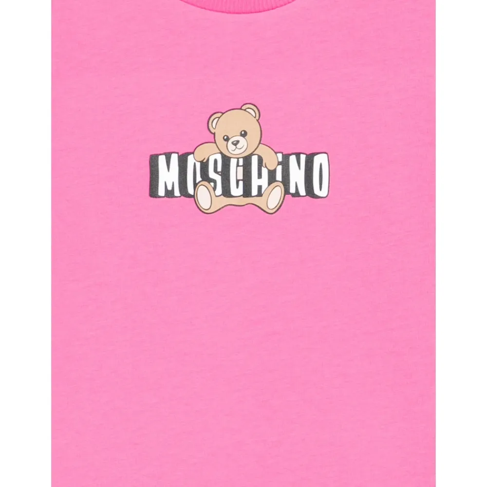 Kjoler & Nederdele^Moschino Logo Print Kjole Pink