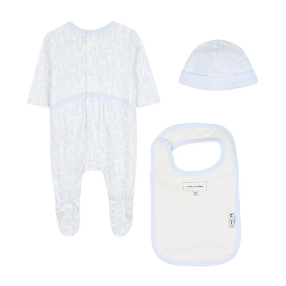 Bodystocking & Sæt^Marc Jacobs Logo Print Tøj Sæt Clear Blue Blå