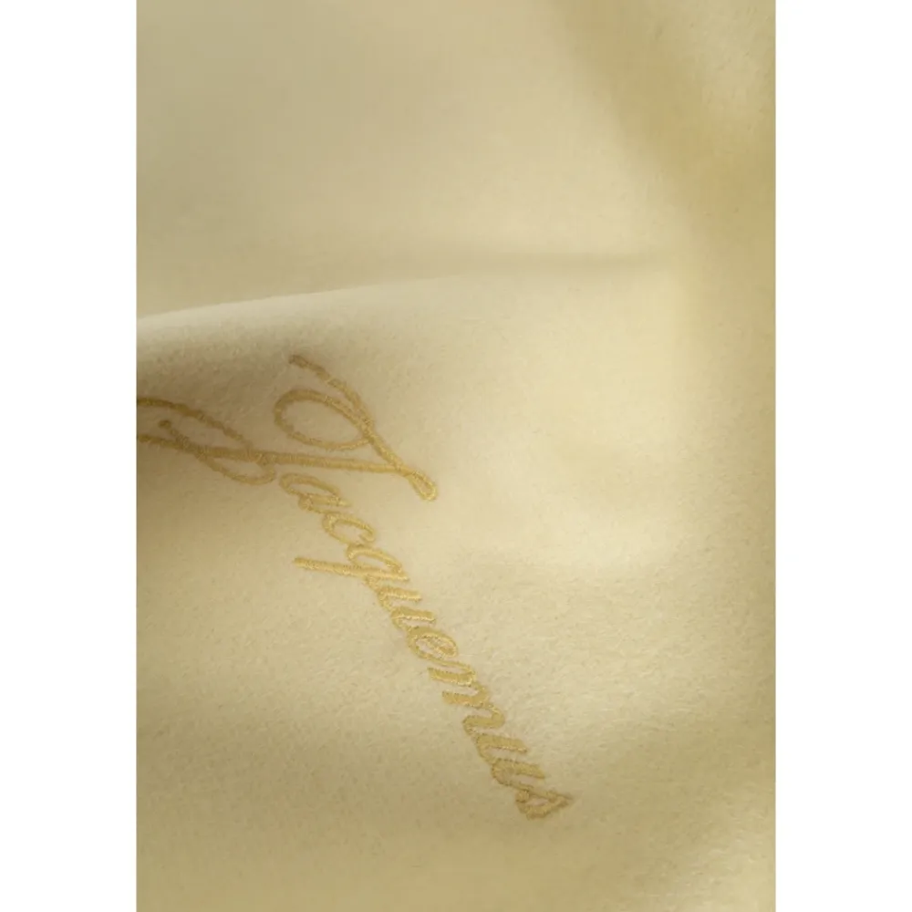 Halstørklæder Og Tørklæder<Jacquemus Logo Scarf Gul
