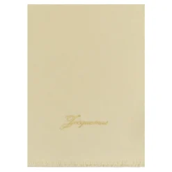 Halstørklæder Og Tørklæder<Jacquemus Logo Scarf Gul