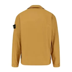 Jakker<Stone Island Logo Shirt Gul