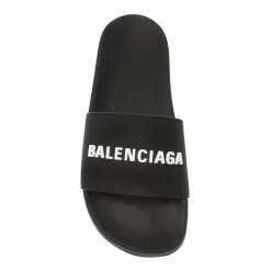 Sandaler^Balenciaga Logo slides Sort