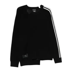 T-Shirts & Toppe|Træningstrøjer<Y-3 Logo Striktrøje Sort