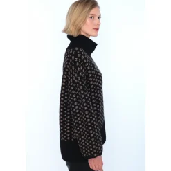 Striktrøjer & Sweatere<HÉST Logo Sweater Sort