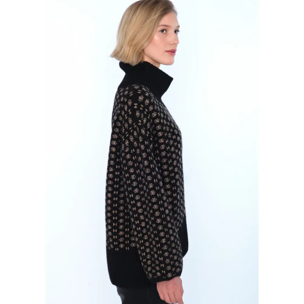 Striktrøjer & Sweatere<HÉST Logo Sweater Sort