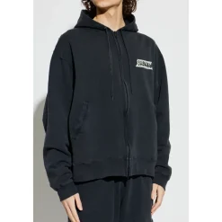 Trøjer<Balenciaga Logo Sweatshirt Sort