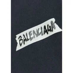 Trøjer<Balenciaga Logo Sweatshirt Sort