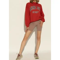 Sweatshirts^Anine Bing Logo Sweatshirt Rød