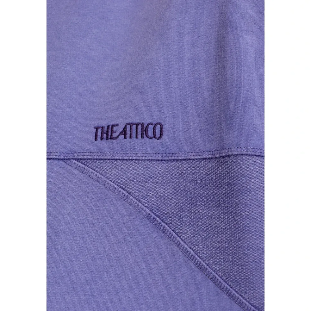 Sweatshirts<The Attico Logo Sweatshirt Lilla