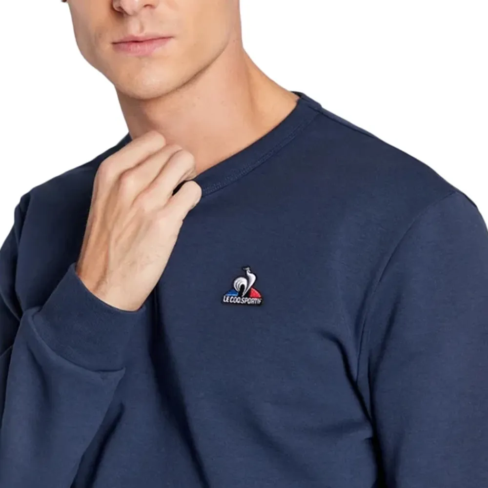 Sweatshirts<le coq sportif Logo Sweatshirt til Mænd Blå