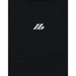 T-Shirts & Toppe^Balenciaga Logo Top i polyamidstof Sort