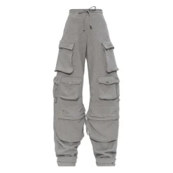 Bukser<The Attico Logo Trousers Grå