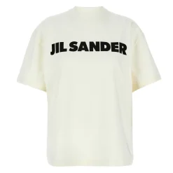 T-Shirts^Jil Sander Logo T-Shirt Hvid