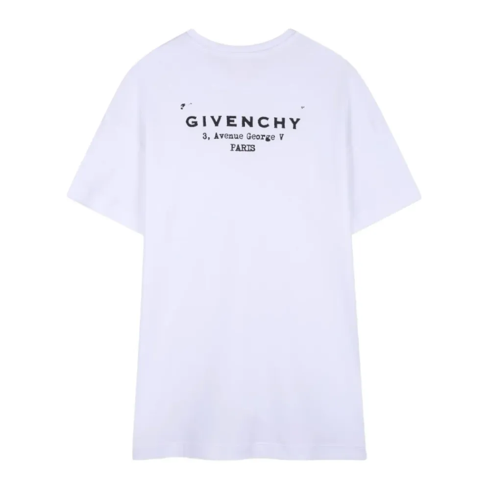 Kjoler & Nederdele^Givenchy Logo T-Shirt Kjole Hvid