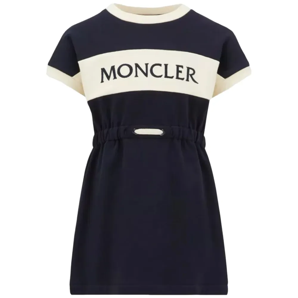Kjoler & Nederdele^Moncler Logo T-shirt Kjole Sort