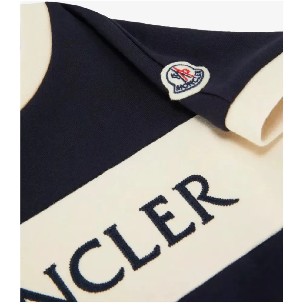 Kjoler & Nederdele^Moncler Logo T-shirt Kjole Sort