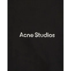 Træningsjakker<Acne Studios Logo Zipper Jacket Sort