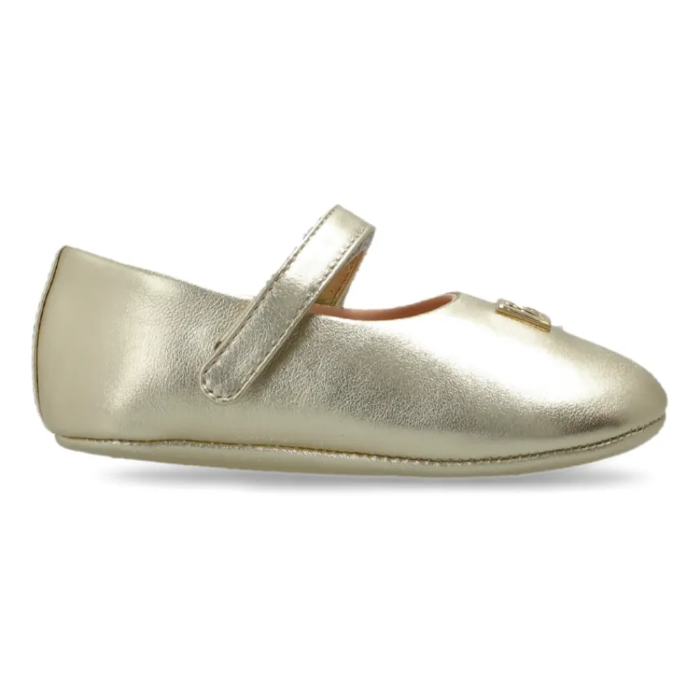 Ballerinasko<Dolce & Gabbana Logo-appliqué Ballerinaer Gul