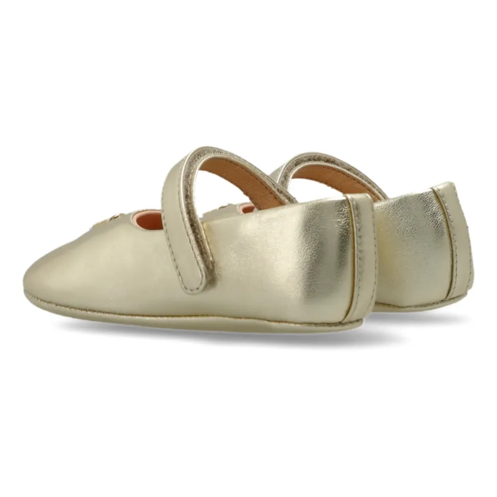 Ballerinasko<Dolce & Gabbana Logo-appliqué Ballerinaer Gul
